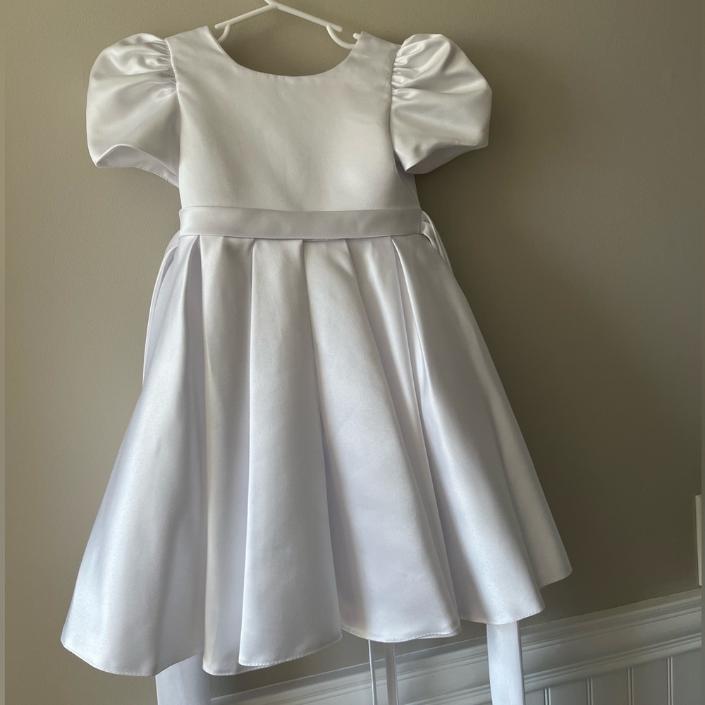 Ivory flower girl dress